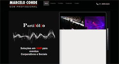 Desktop Screenshot of marceloconde.com.br