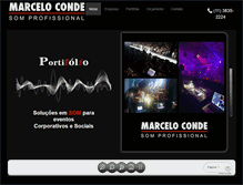 Tablet Screenshot of marceloconde.com.br